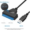 Adaptateur USB 3.0 vers SATA 2,5"