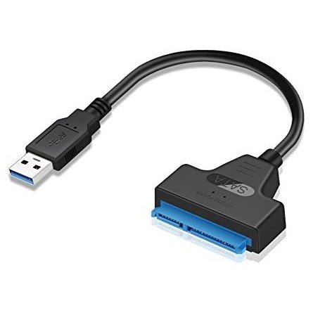 Câble adaptateur USB pour disque dur/SSD SATA 2,5.