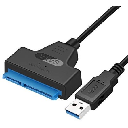Adaptateur USB 3.0 pour disque dur SATA 2,5 avec housse matelassée - CPC  informatique