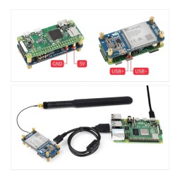 Module HAT LTE Cat-4 4G / 3G / 2G pour Raspberry Pi