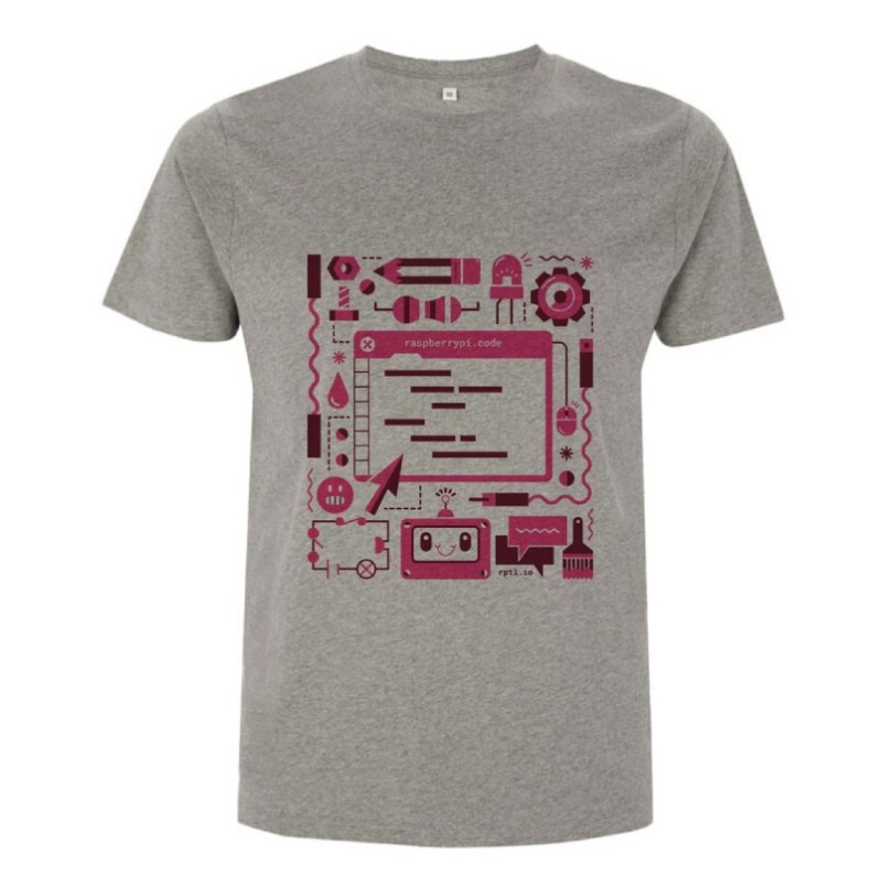 T-shirt Raspberry Pi "Color Code"