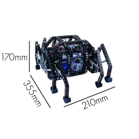 Robot Black Spider