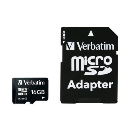 Micro SDHC 16GB class10 Verbatim