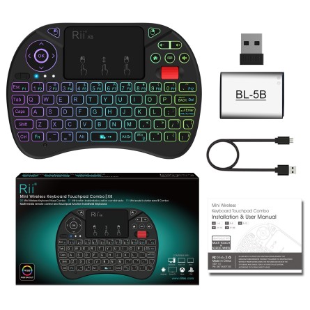 Mini Keyboard Rii i8+ MWK08 - Review en Español 