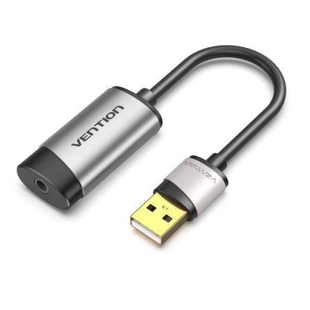 Carte son externe USB-A vers Jack 3,5mm femelle - support canaux 2.1