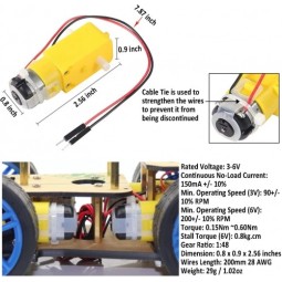 Kit robot châssis de voiture pour Raspberry Pi et Arduino