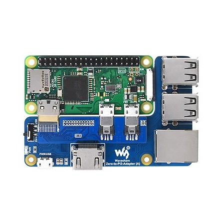 Adaptateur pour Raspberry Pi Zero vers Pi 3 B/B+