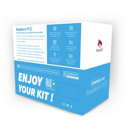 Kit Raspberry Pi 5 Starter 4GB, 8GB - L'essentiel pour Raspberry Pi 5