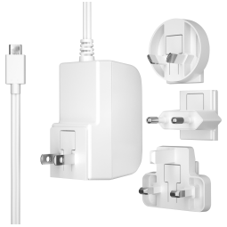 Adaptateur Secteur USB pour IPHONE 6 Plus Double Prise Murale 2 Ports  Courant AC Chargeur Blanc (5V-2A) Universel