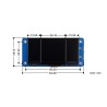 Dimensions du Triple écran LCD HAT pour Raspberry Pi