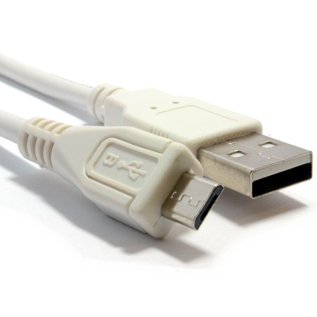 Mini cable blanc USB-MICRO USB