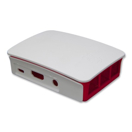 Contenitore Ufficiale per Raspberry Pi 3 - bianco & rosso