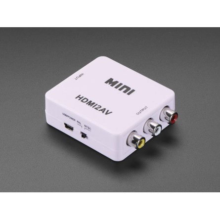 Adaptateur HDMI Vers RCA - Blanc