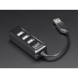 USB Mini Hub avec interrupteur d'alimentation