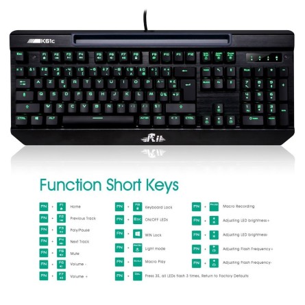 Clavier Gaming LED AZERTY - KUBII