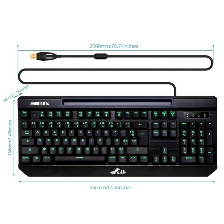 Tastiera Gaming LED AZERTY