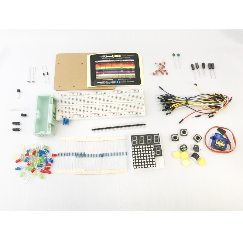 Kit di sperimentazione di componenti elettrici per RaspberryPi o Arduino