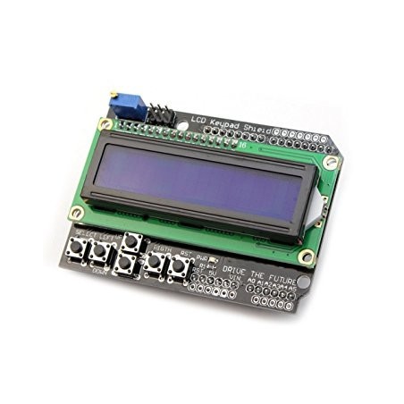 LCD1602 Blu con Keypad 6 pulsanti