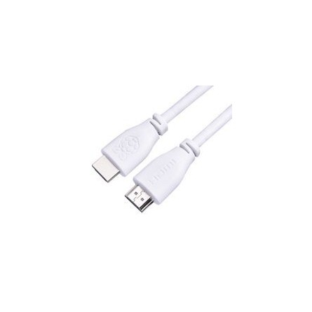 Câble HDMI 1m Officiel Blanc