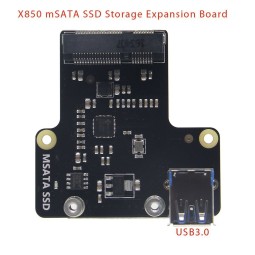 Carte d'extension SSD mSATA X850 pour RPi