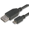 Cordon d\'Alimentation 1.8M USB A M - Micro B M 