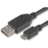 Cavo di Alimentazione 1.8M, USB A - Micro USB B