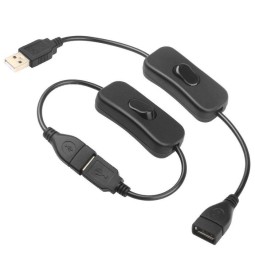 🇹🇳 Cable USB vers Type C 5V 3A avec interrupteur ON/OFF Pi4