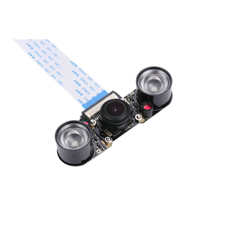 Raspberry Pi Camera Grand Angle 5 MP à vision nocturne