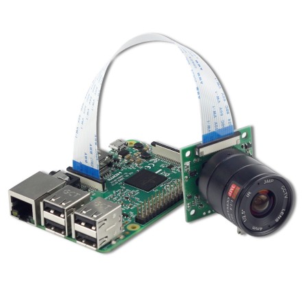 Module caméra Arducam 8 MP Sony IMX219 avec objectif CS 2718 pour Raspberry Pi
