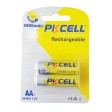 Pack 2 piles rechargeables AA PKCELL 