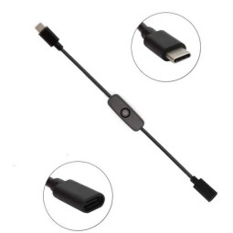 Câble officiel Raspberry Pi Mini HDMI C/mâle vers HDMI A/femelle Longueur  10cm Blanc