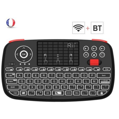 Mini clavier Bluetooth sans fil rechargeable - Prise en charge du