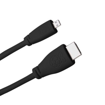 Câble officiel micro-HDMI vers HDMI 2m Noir