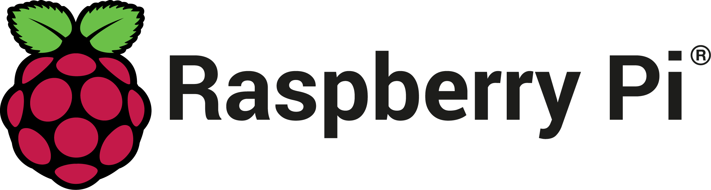 Logo officiel de la fondation Raspberry Pi